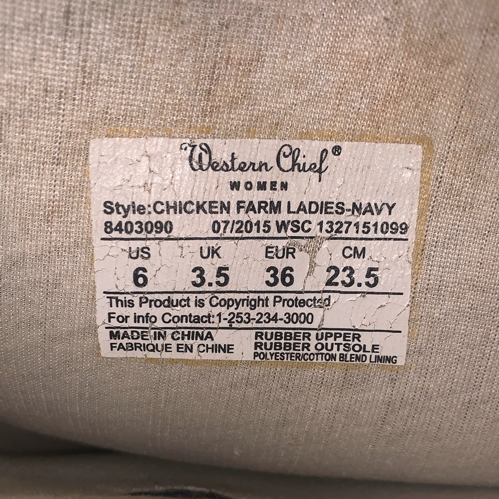 Western Chief Chicken Farm Tall Rain Boot - Picture 9 of 10